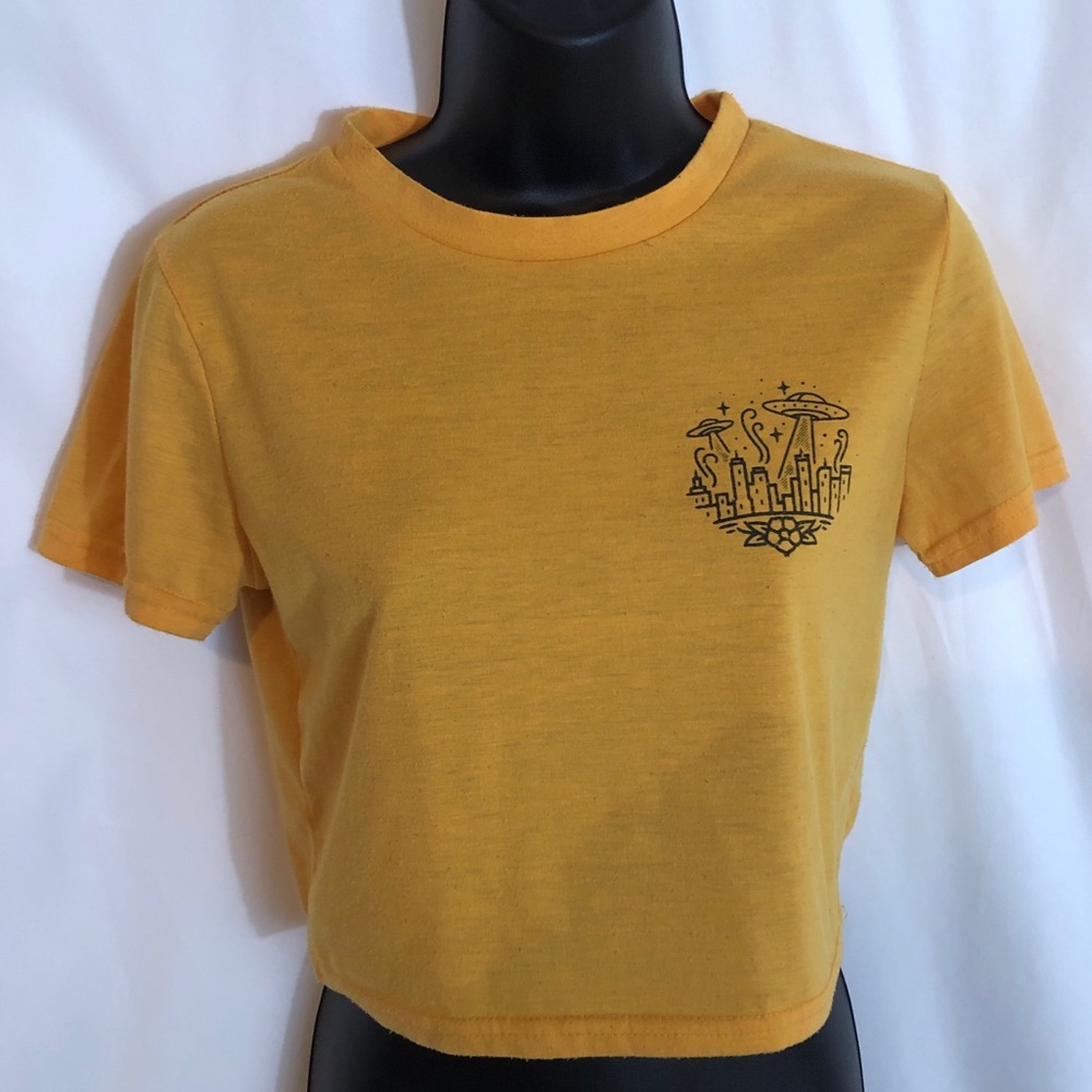 Yellow Crop Top
